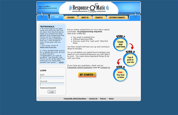 Response-o-matic.com 15 Nice Solutions for Free Contact Form Services